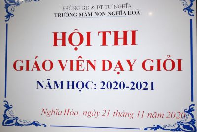 Hội thi giáo viên dạy giỏi cấp trường NH 2020-2021