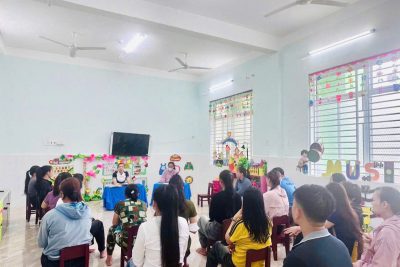 TRƯỜNG MẦM NON TƯ NGHĨA TỔ CHỨC HỌP PHỤ HUYNH ĐẦU NĂM HỌC