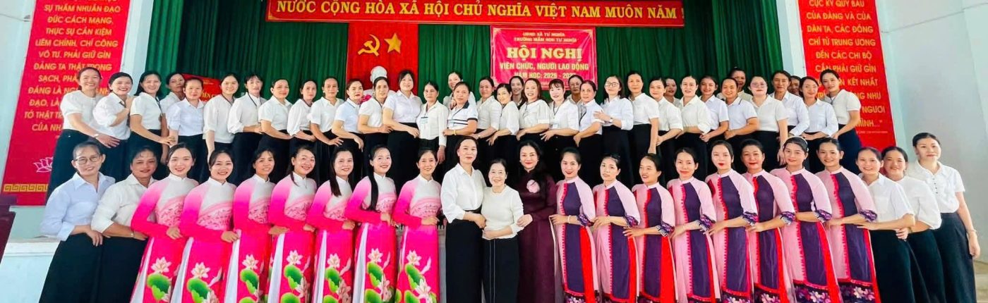HỘI NGHỊ VIÊN CHỨC, NGƯỜI LAO ĐỘNG TRƯỜNG MẦM NON TƯ NGHĨA NĂM HỌC 2026 – 2027