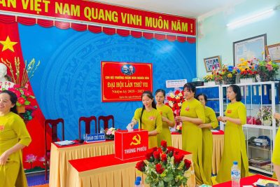 ĐẠI HỘI CHI BỘ TRƯỜNG MẦM NON NGHĨA HÒA NHIỆM KỲ 2025-2027