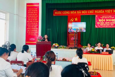 HỘI NGHỊ VIÊN CHỨC, NGƯỜI LAO ĐỘNG TRƯỜNG MẦM NON TƯ NGHĨA NĂM HỌC 2026 – 2027